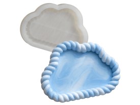 Molde silicona bandeja nube trenzada